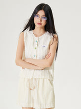 Skin-friendly Lace Hollow-out  Tank Top & Shorts Set - CHINASQUAD