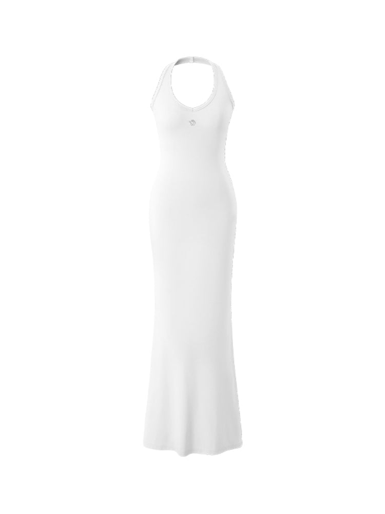V-neck Halter Summer Dress - CHINASQUAD