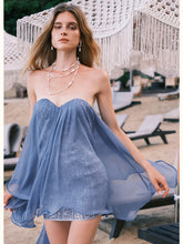 Thiri Chiffon Tube Top Dress - CHINASQUAD