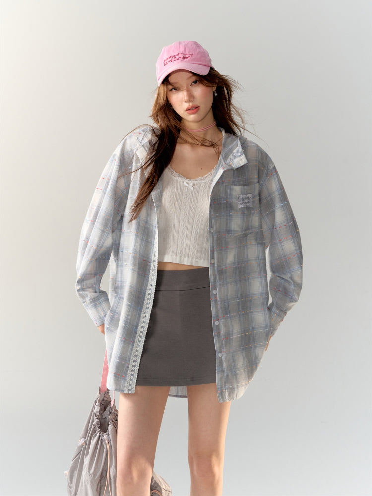 Lace Ruffle Bow Sling Vest - CHINASQUAD