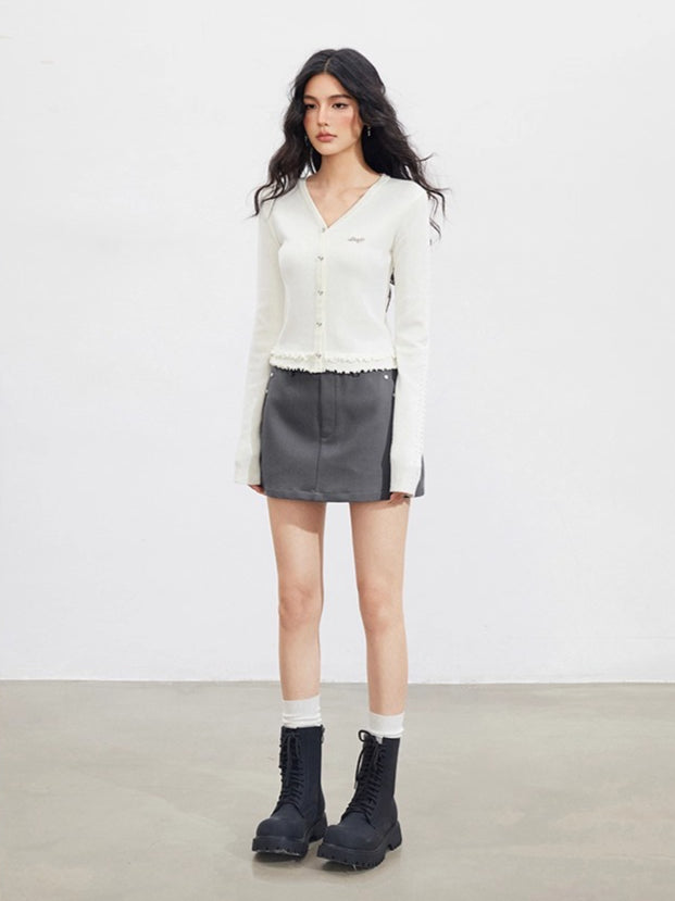 Lace Hollow Knit Cardigan