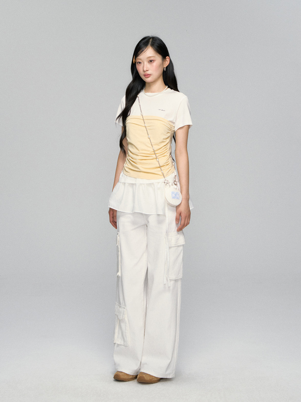 Layered Illusion Fitted T-shirt