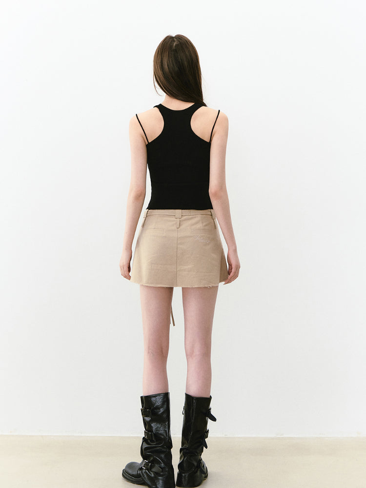 Multi-Strap Knit Sling Vest - CHINASQUAD