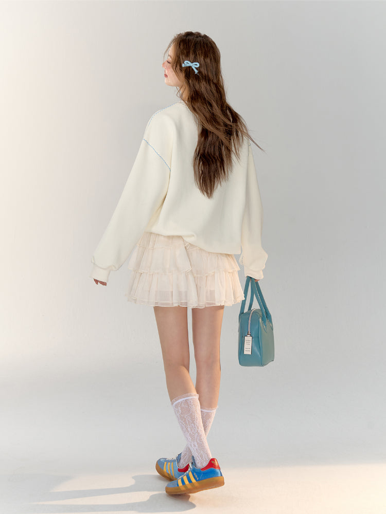 Ballet Style Glossy Pleated Midi Skirt - CHINASQUAD