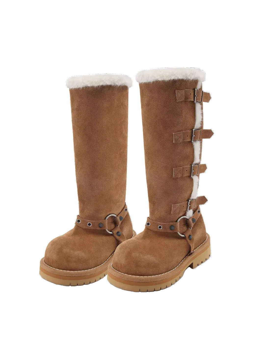 Convertible Fold-Over Knight Boots