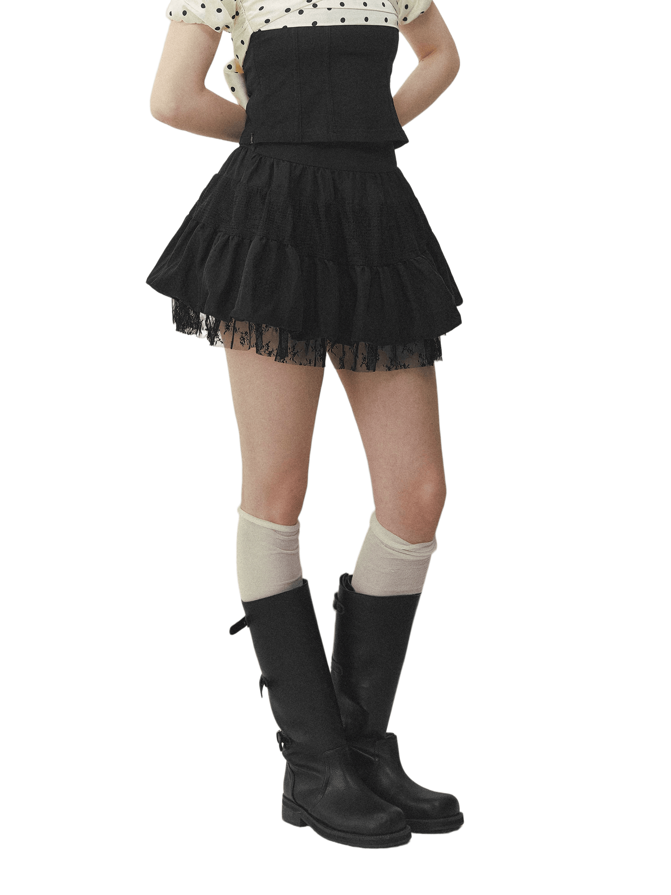 Layered Dream Lace Tiered Skirt