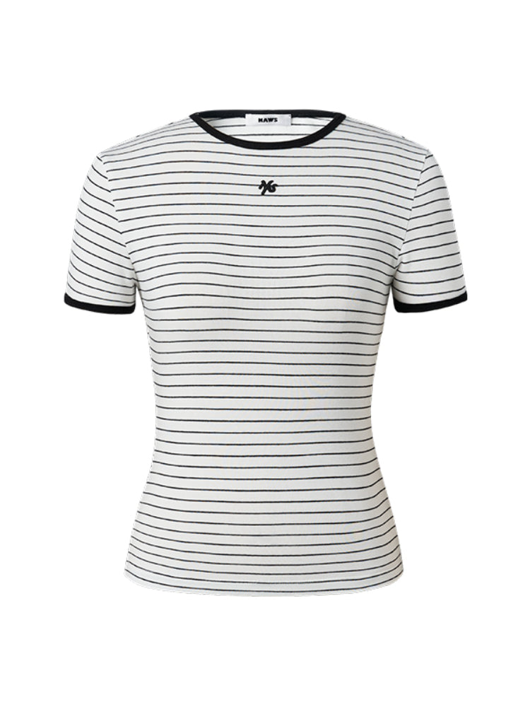 Slim-Fit Color-Block Crewneck Sports T-Shirt - CHINASQUAD