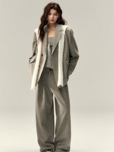 Rivet Oversized Thickened Wool Blazer - CHINASQUAD