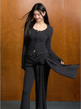 Chanel-Style Round-Neck Knitted Cardigan - CHINASQUAD