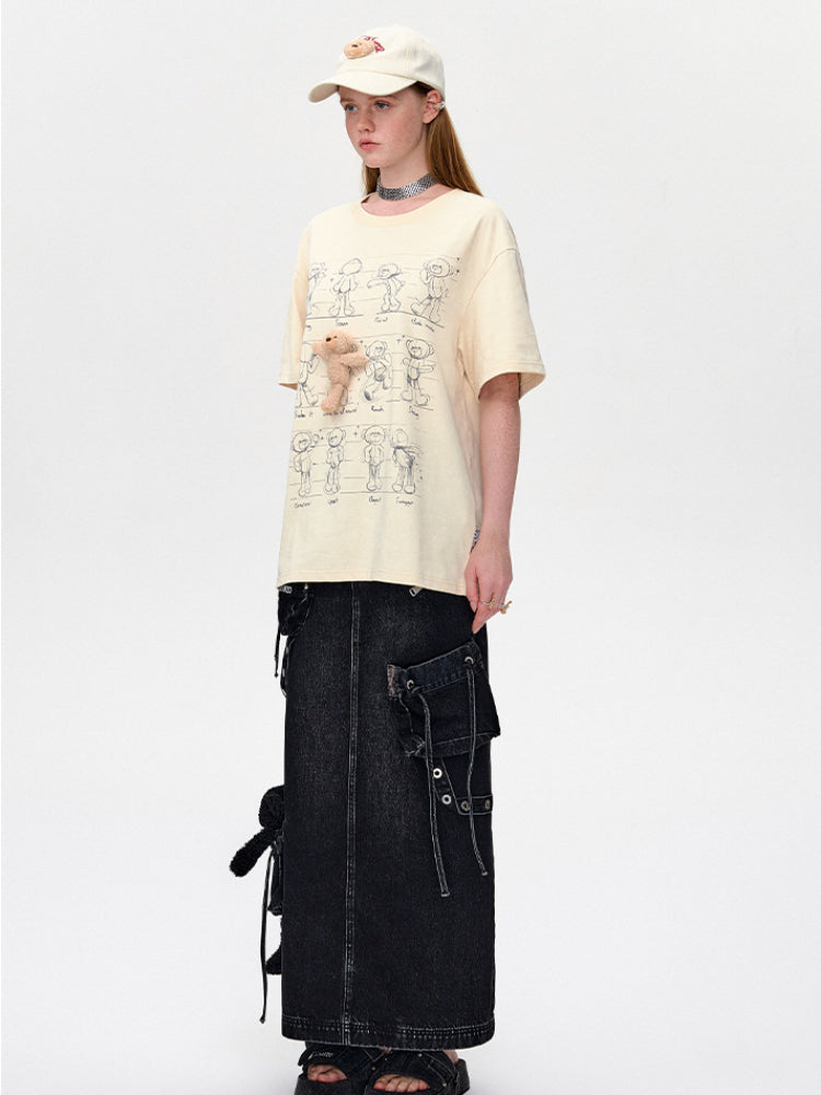 Mini Bear Head Sun Protection Baseball Cap - CHINASQUAD