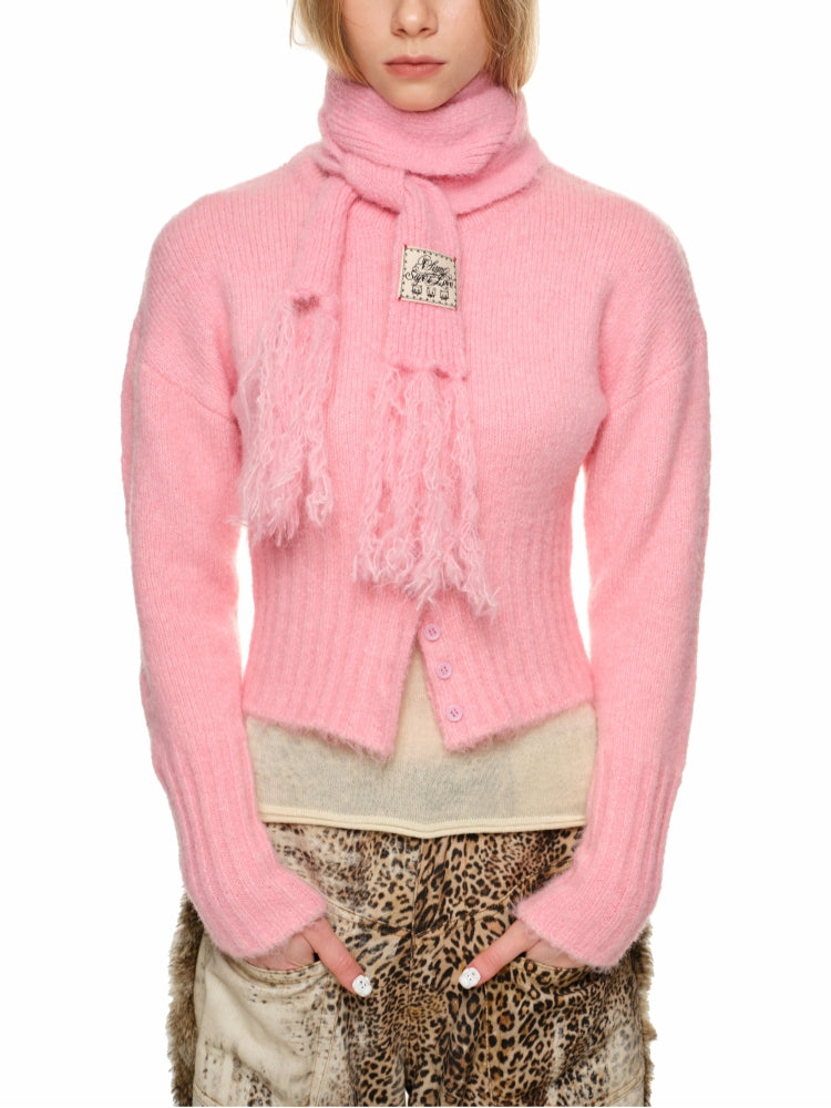 Ribbed Knit Cardigan - CHINASQUAD