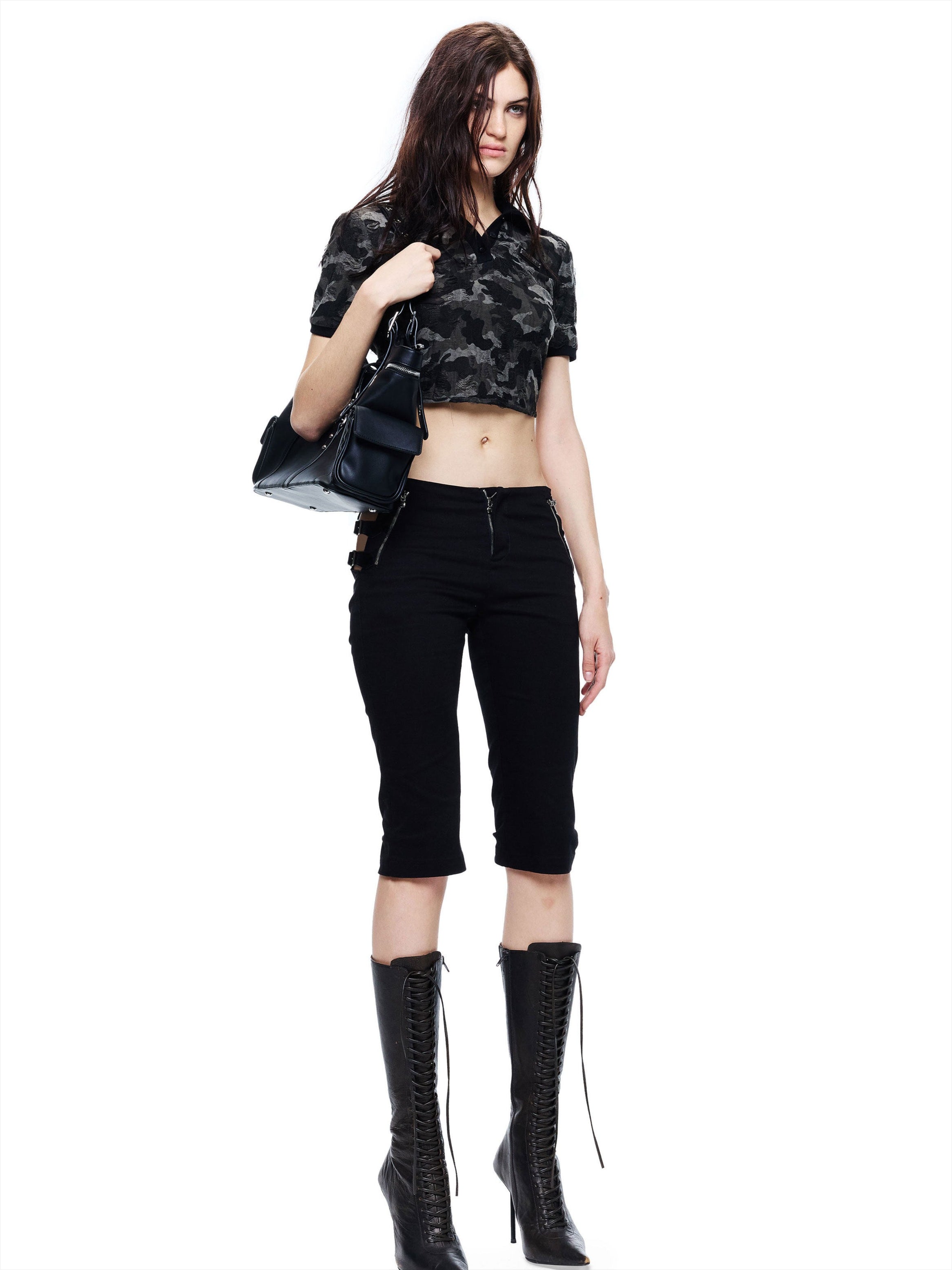 Punk Washed Panel Leggings