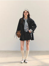 Lace Strap Pleated Skirt - CHINASQUAD
