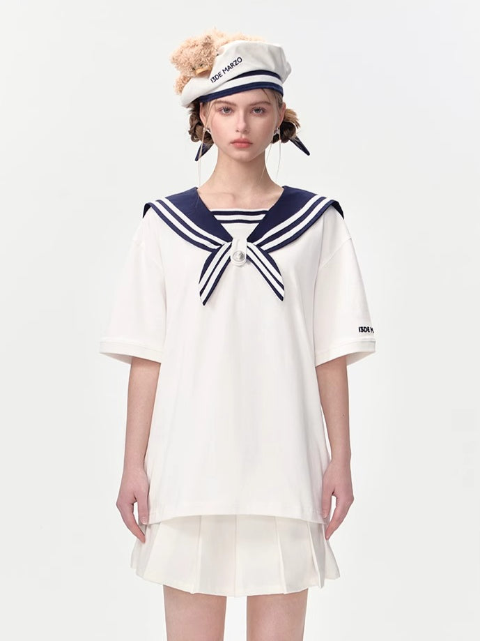 Bear Sailor Dual Piece T-Shirt - CHINASQUAD