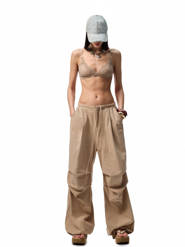 Lace Triangle Cup Bra Without Underwire - CHINASQUAD