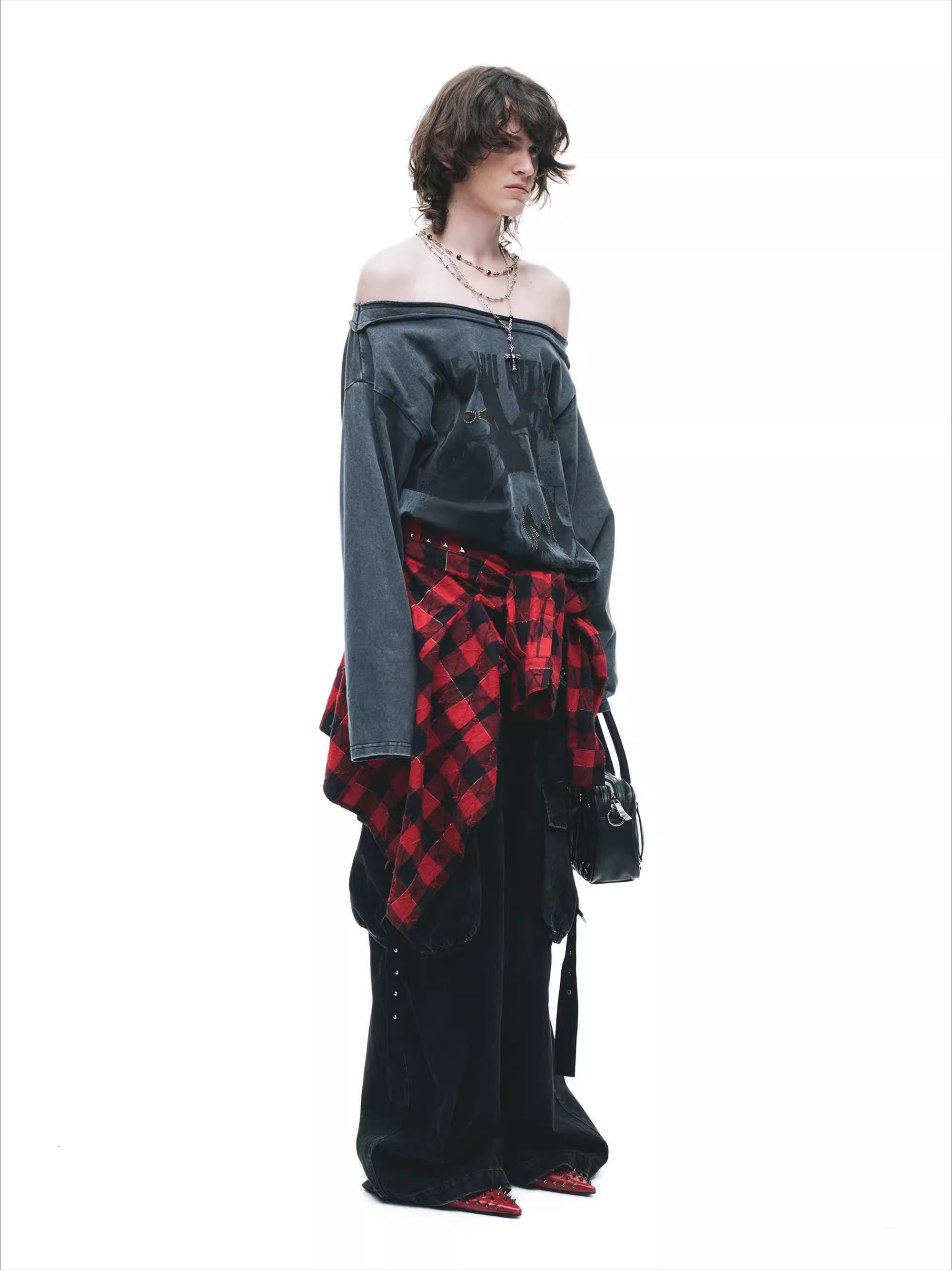 Salt-Washed Grunge Graphic T-Shirt