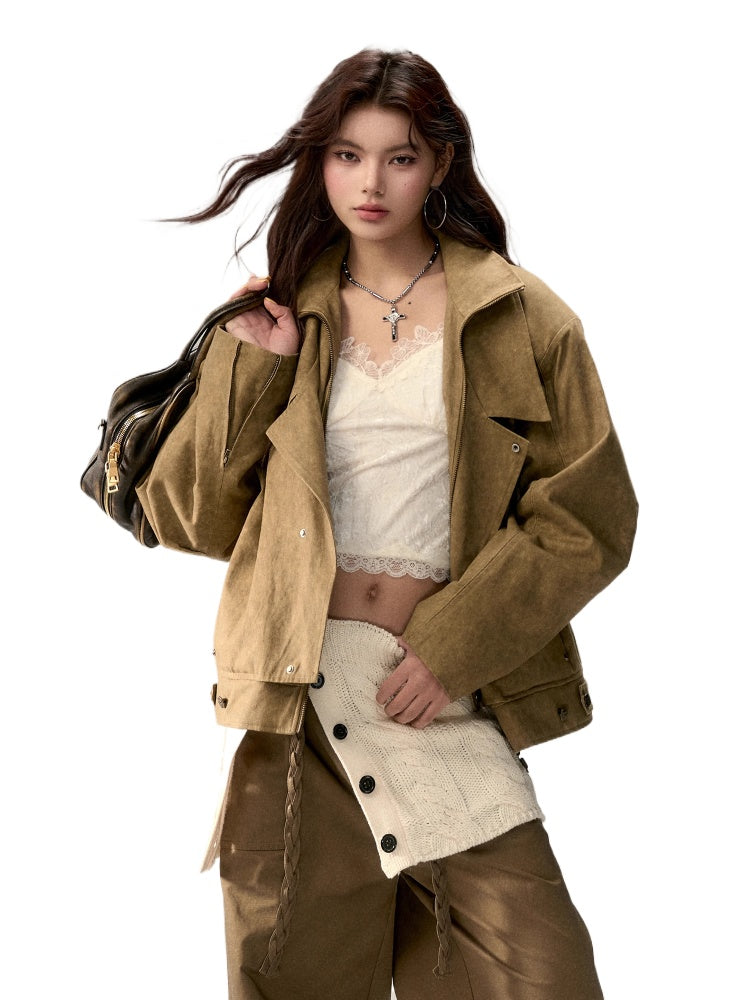 Faux Rabbit Fur Jacket - CHINASQUAD