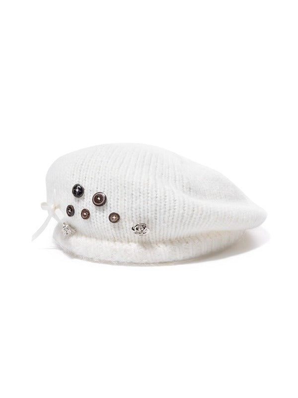 Wool Knit Beret - CHINASQUAD