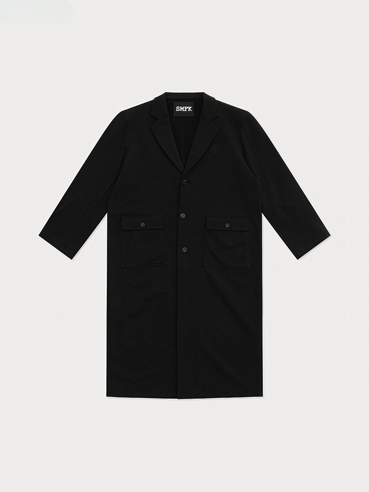 Classic Longline Cotton Sports Coat - CHINASQUAD