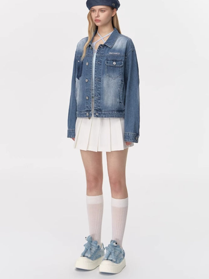 Bear Denim Biscuits Sneakers - CHINASQUAD