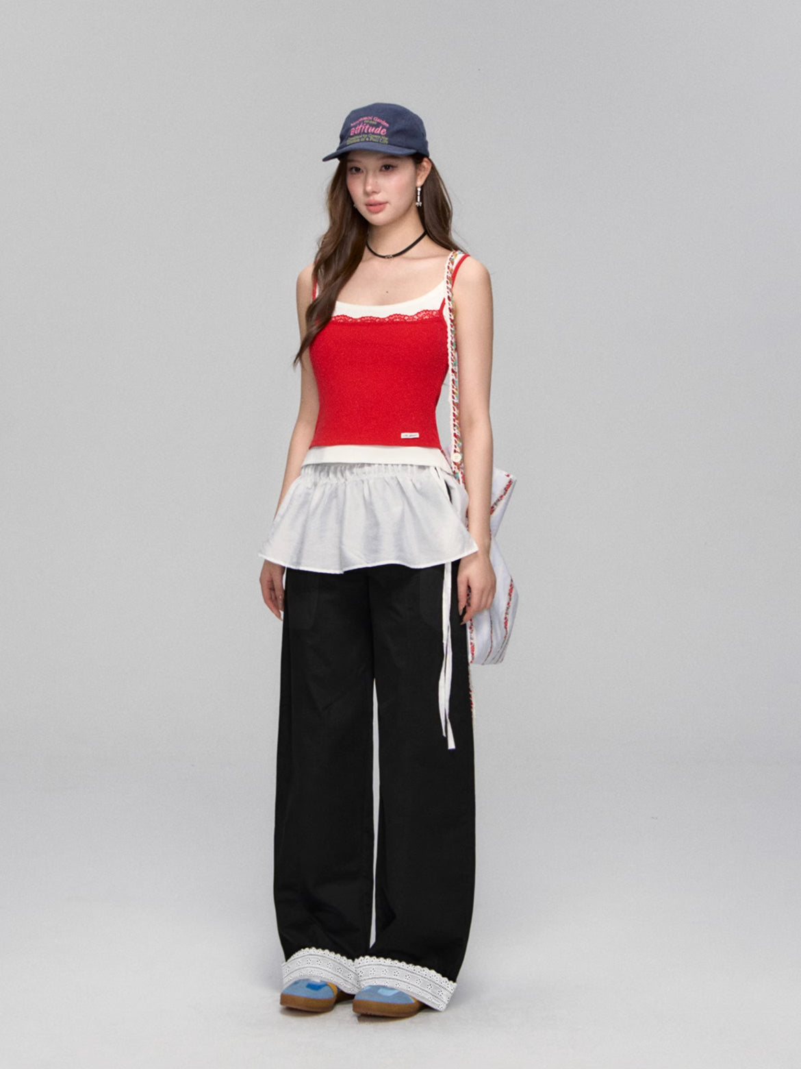 Lace-Trim Layered Camisole