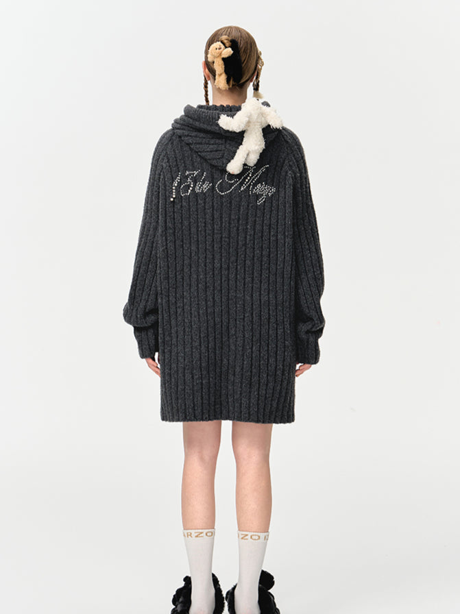 Apricot & Black Thick Stripe Sweater - CHINASQUAD