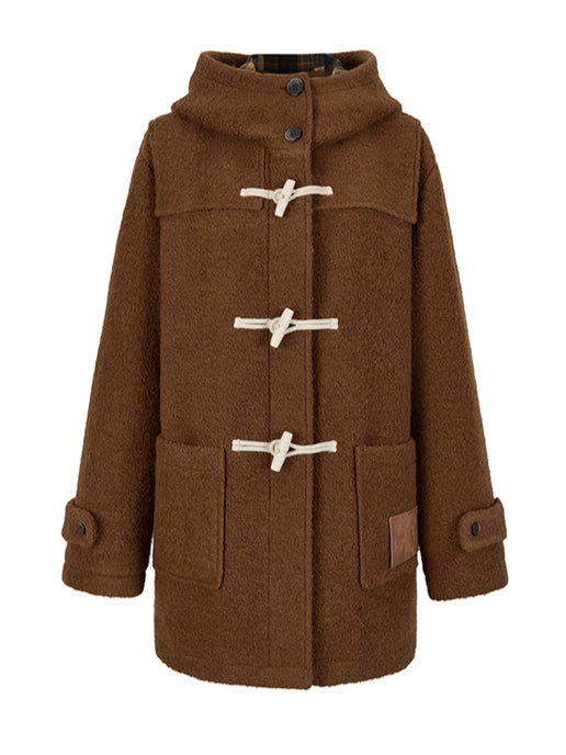 Preppy Plaid Shearling Coat - CHINASQUAD