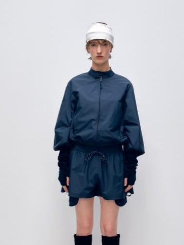 Color Block Outdoor Sports Jacket & Shorts Set - CHINASQUAD