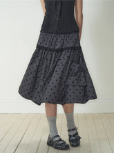 Polka Dot Pocket Loose Midi Skirt - CHINASQUAD