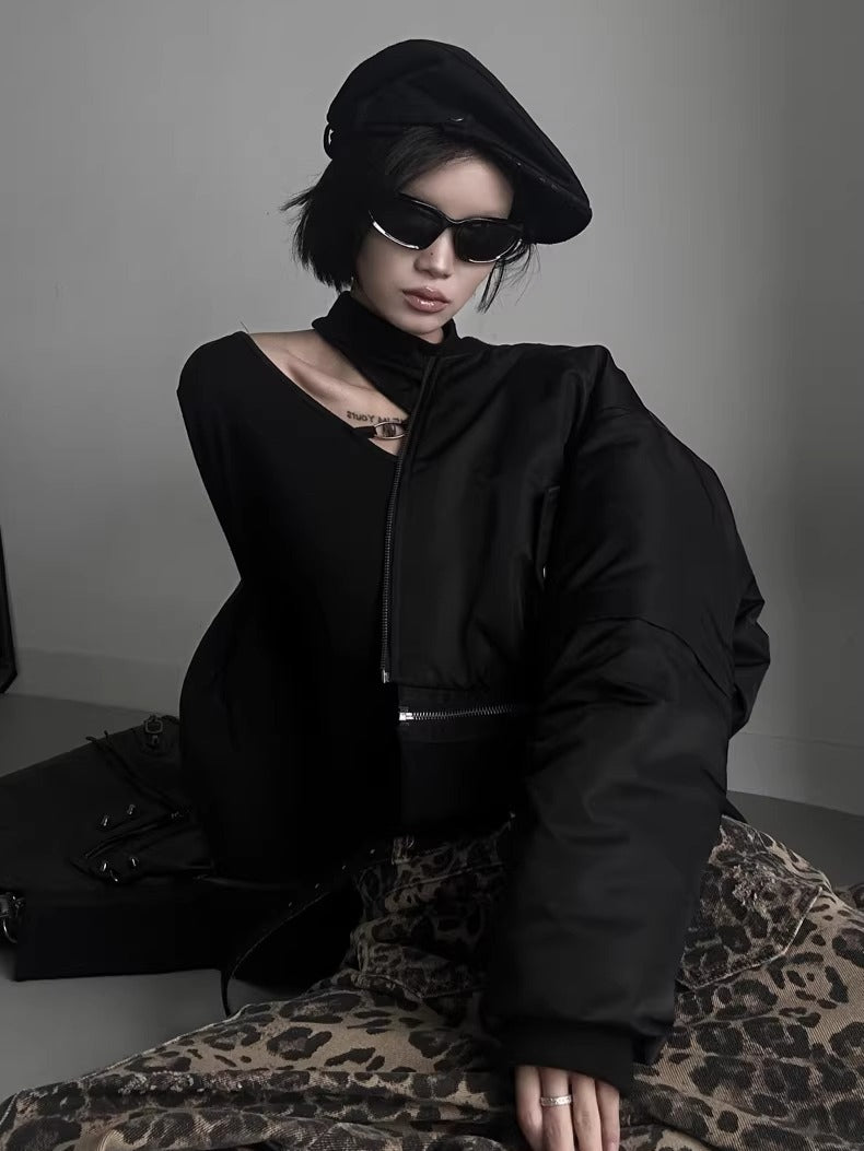 Embroidered Washed Utility Forward Cap