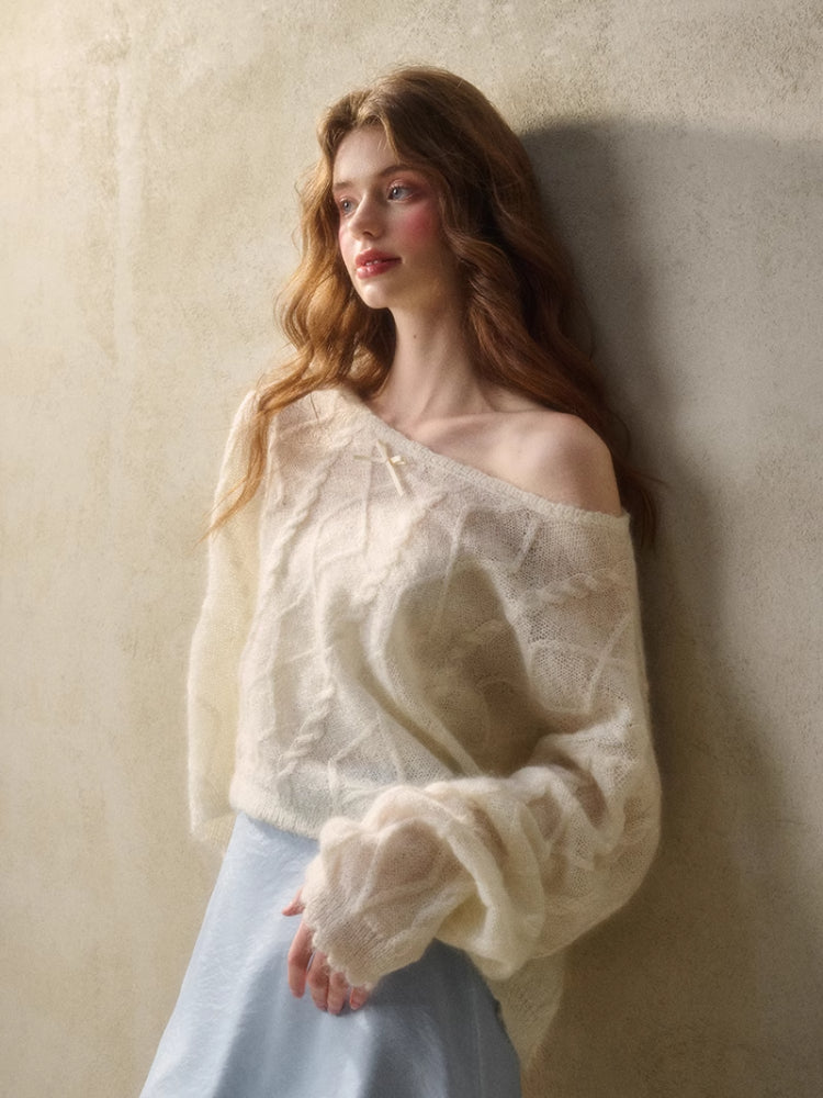 Loose French Style Short Sweater - CHINASQUAD