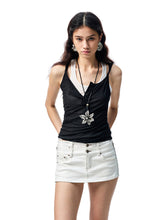 Double-layer Fake Two-piece Color-Blocking Vest - CHINASQUAD