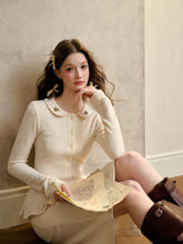 Handcrafted Floral Knit Sweater Blouse - CHINASQUAD