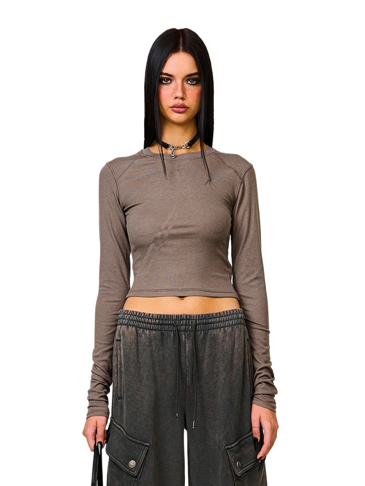 Slim-Fit Long Sleeve Sweatshirt - CHINASQUAD