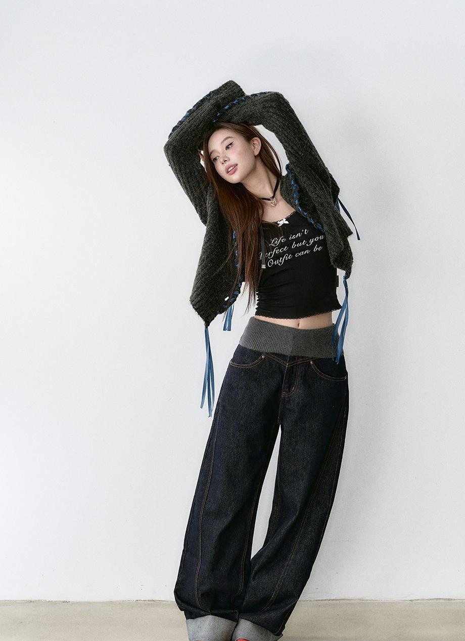 Structured Vintage-Dyed Jeans - CHINASQUAD