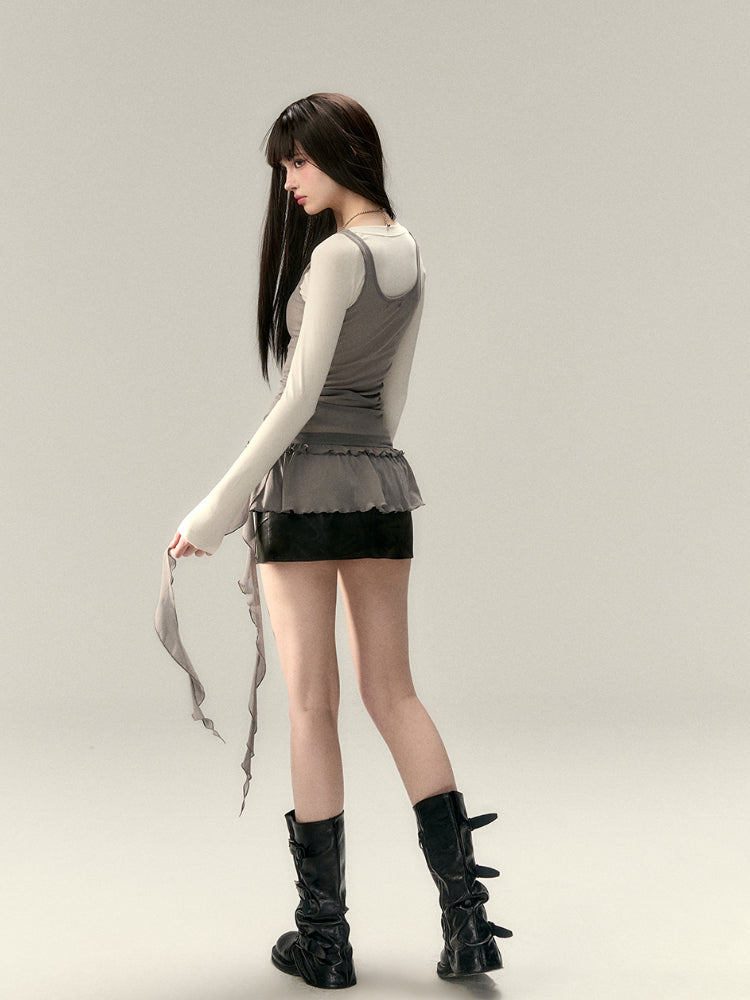 Sash Fit-and-Flare Camisole - CHINASQUAD