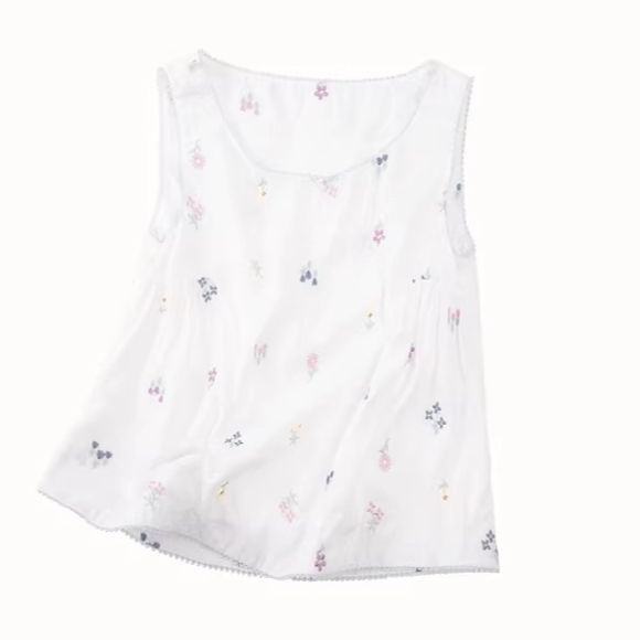 Botanical Linen Embroidered Set