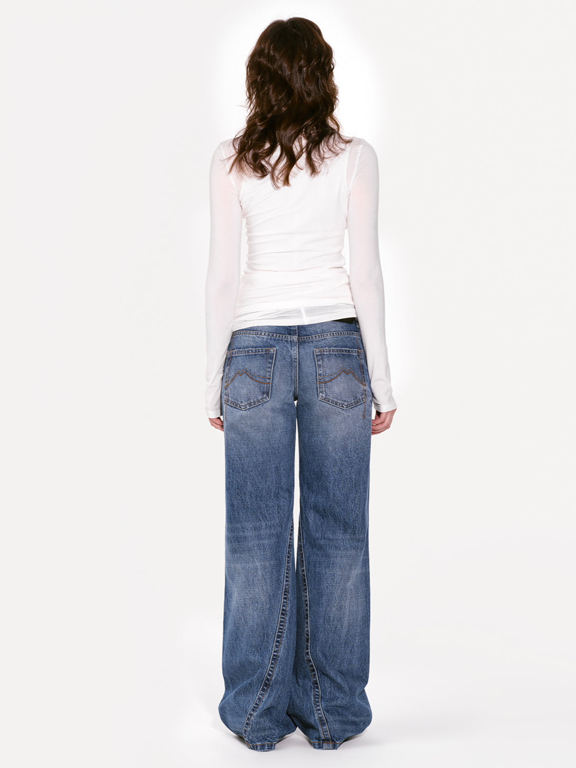 Retro Wash Blue Jeans - CHINASQUAD