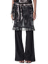 Contrast Plaid Ribbon-pieced Ruffled Skort - CHINASQUAD