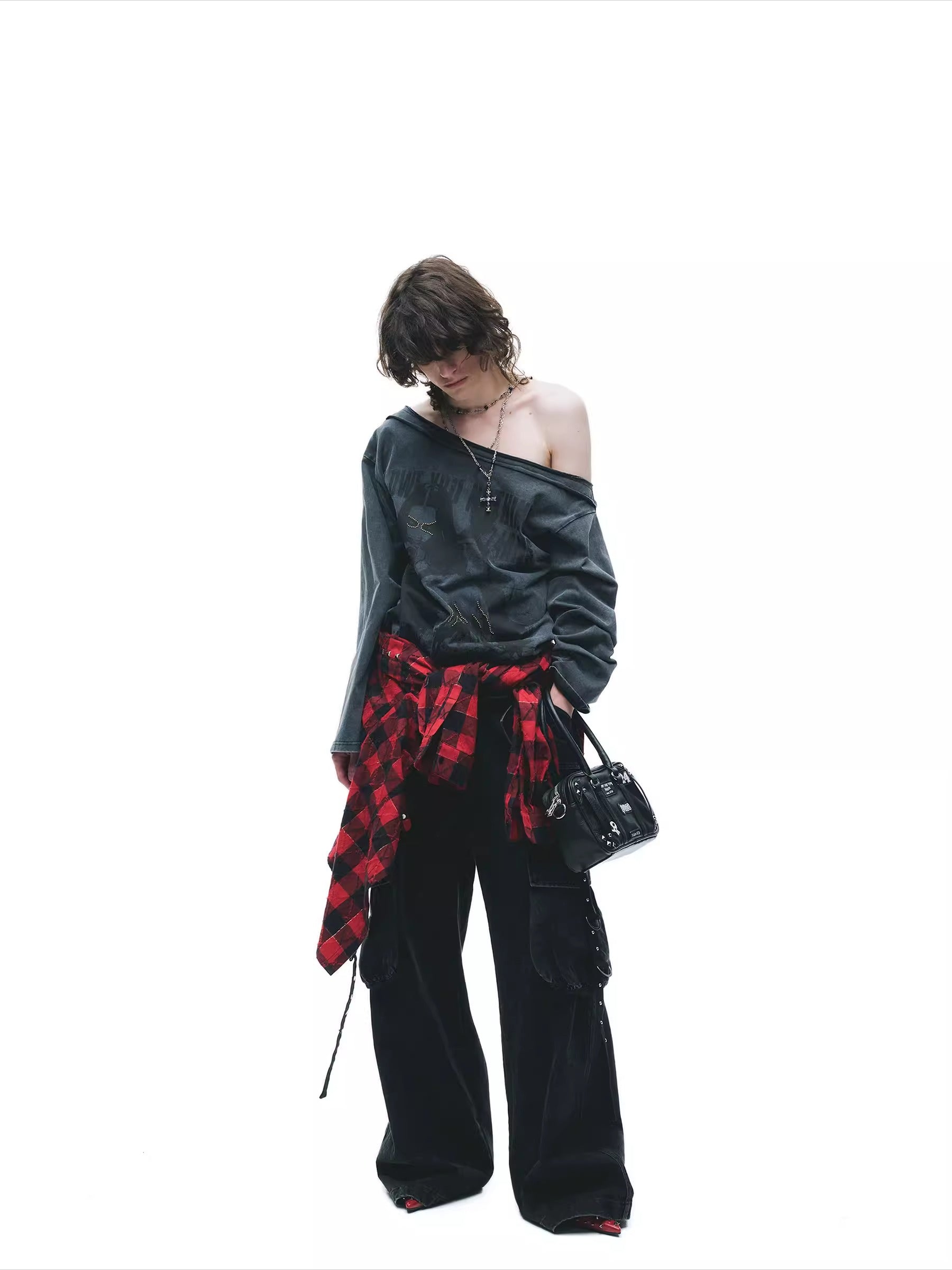 Salt-Washed Grunge Graphic T-Shirt