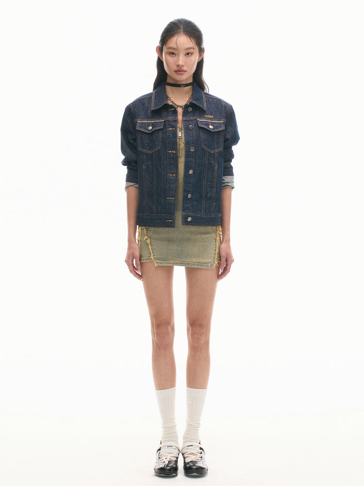 Relaxed-Fit Vintage Denim Shirt - CHINASQUAD