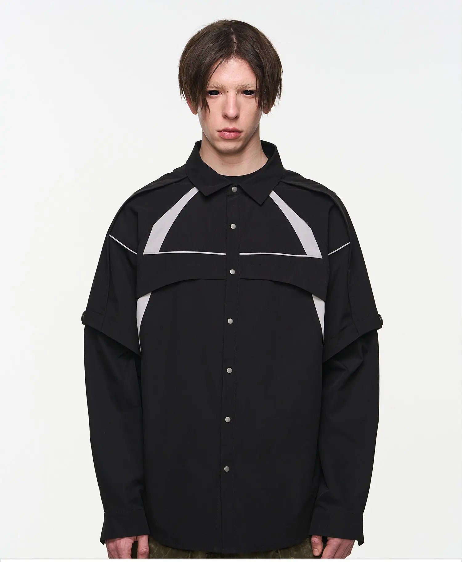Detachable Contrast Shirt - CHINASQUAD