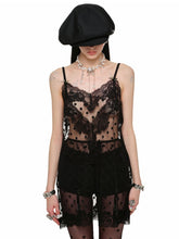 Polka Dot Lace Slip Dress - CHINASQUAD