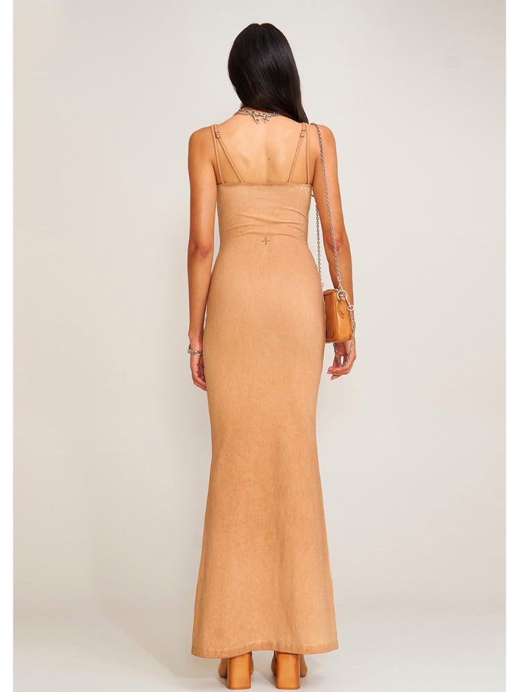 Wildworld Mermaid Knitted Silk Brace Dress