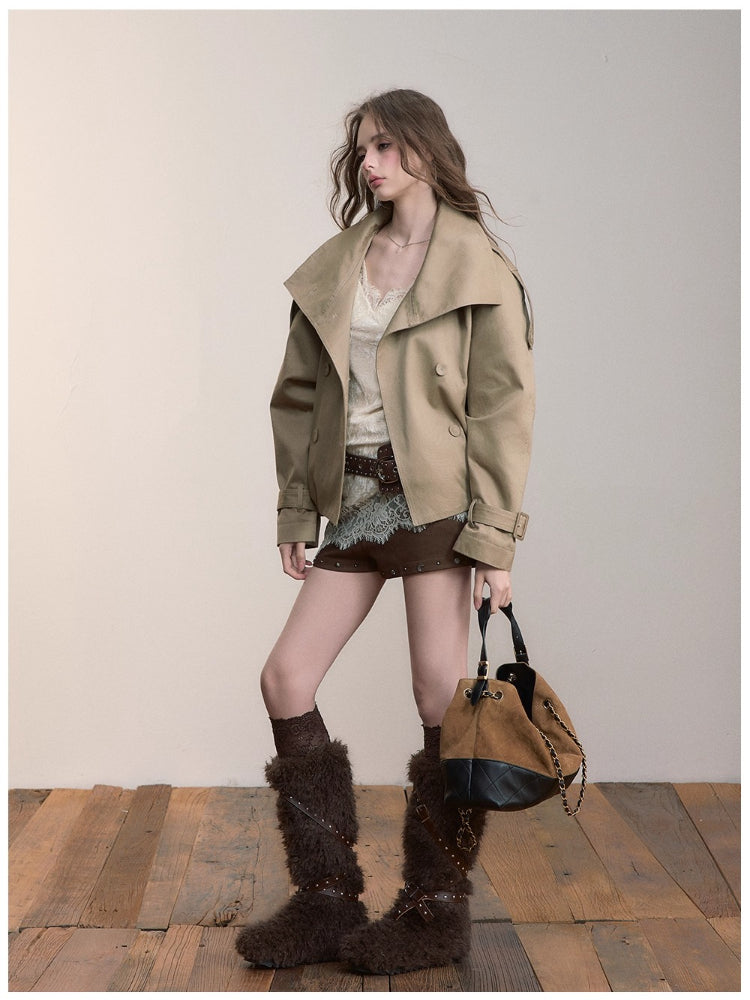 Irregular Rivet Versatile Shorts - CHINASQUAD