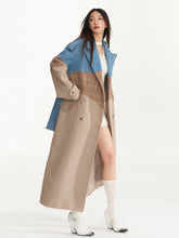 Plaid Belted Wool Coat - CHINASQUAD