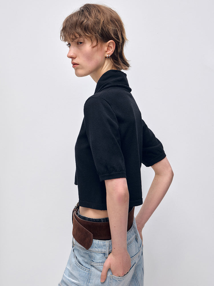 Black Floating Tie Short-Sleeve T-shirt - CHINASQUAD