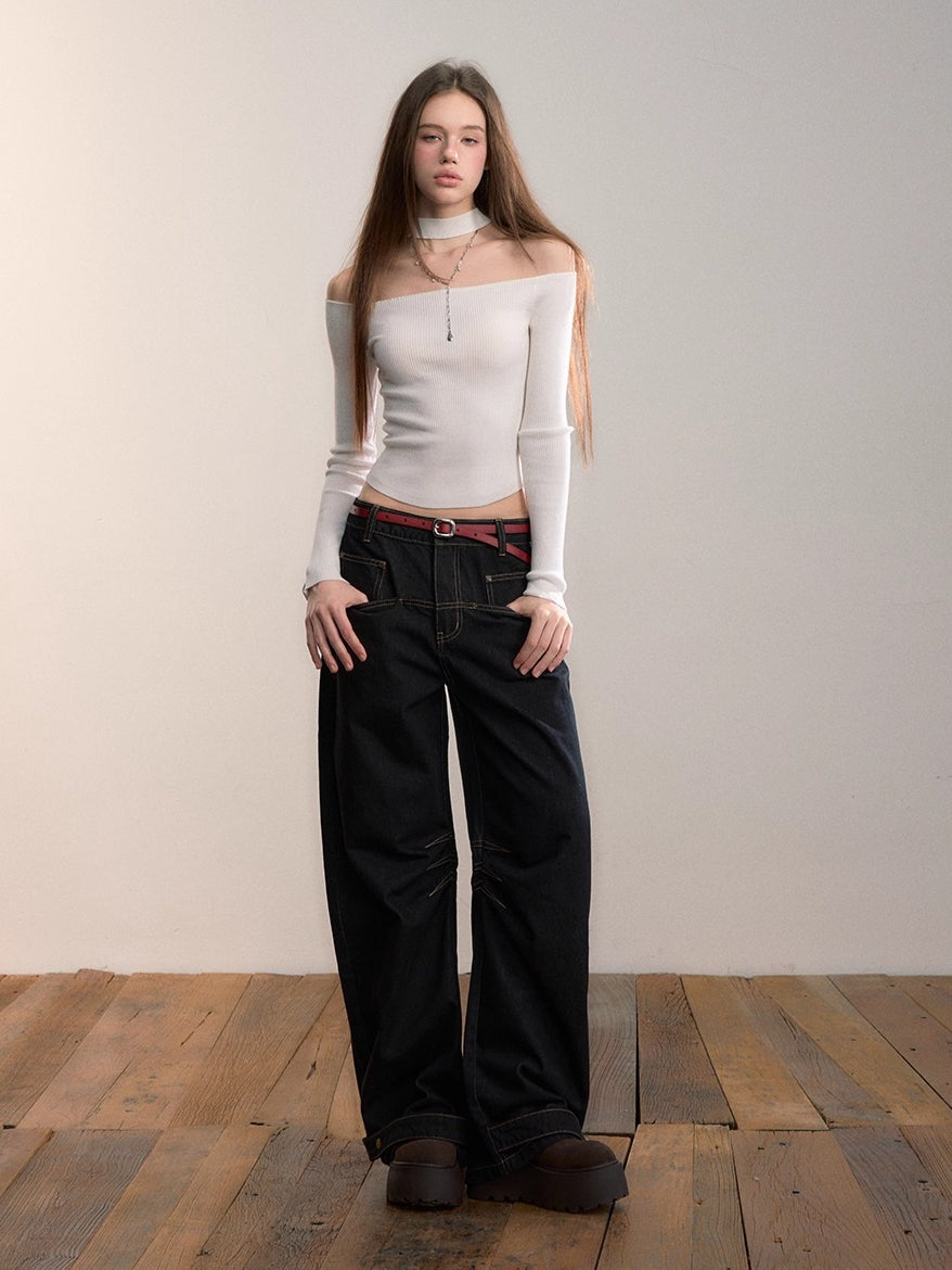 Original Vintage Straight-Leg Denim Pants