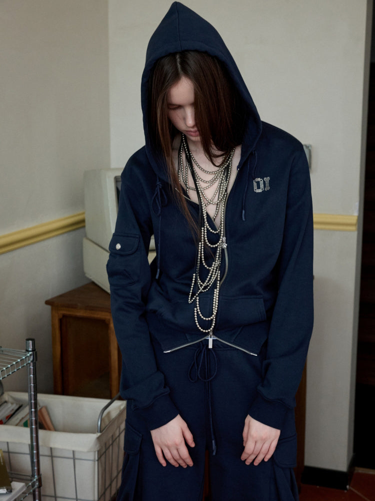 Solid Color Hoodie & Sweatpants Set - CHINASQUAD