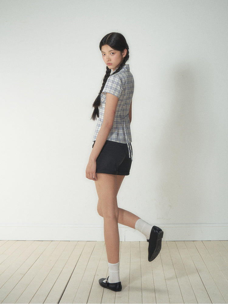 College - Style Slim Short - Sleeve Shirt - CHINASQUAD